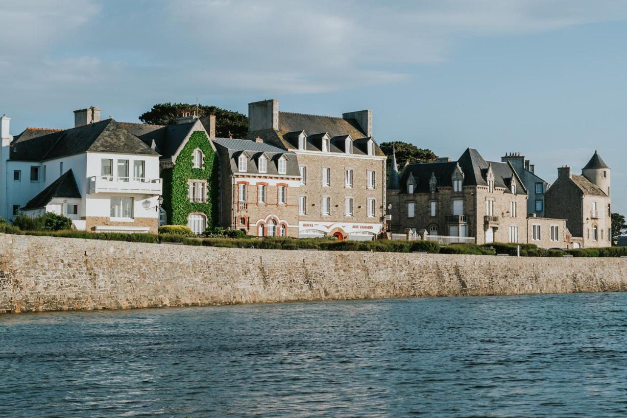 Hotel Aux Tamaris - Vue Mer Roscoff Exterior foto